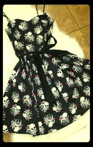 ❤️Cute edgy scull dress💀